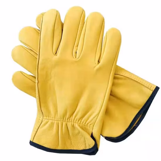 Warm Waterproof & Windproof Heavy Industy Working Leather Safety Gloves