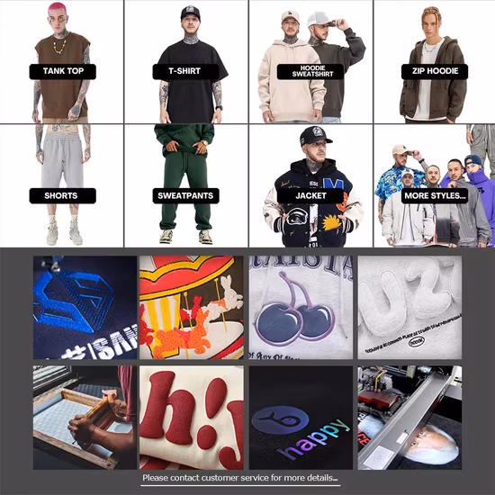 Vendita all'ingrosso Uomo Estate Heavyweight Premium 100% cotone T