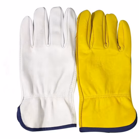 Guanti di sicurezza in pelle da lavoro pesanti, impermeabili e antivento, caldi